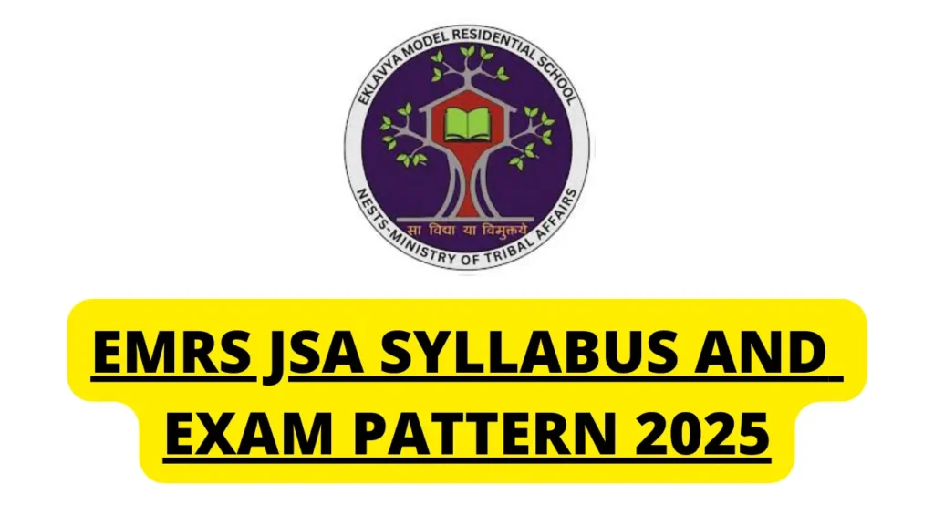 EMRS JSA Syllabus 2025